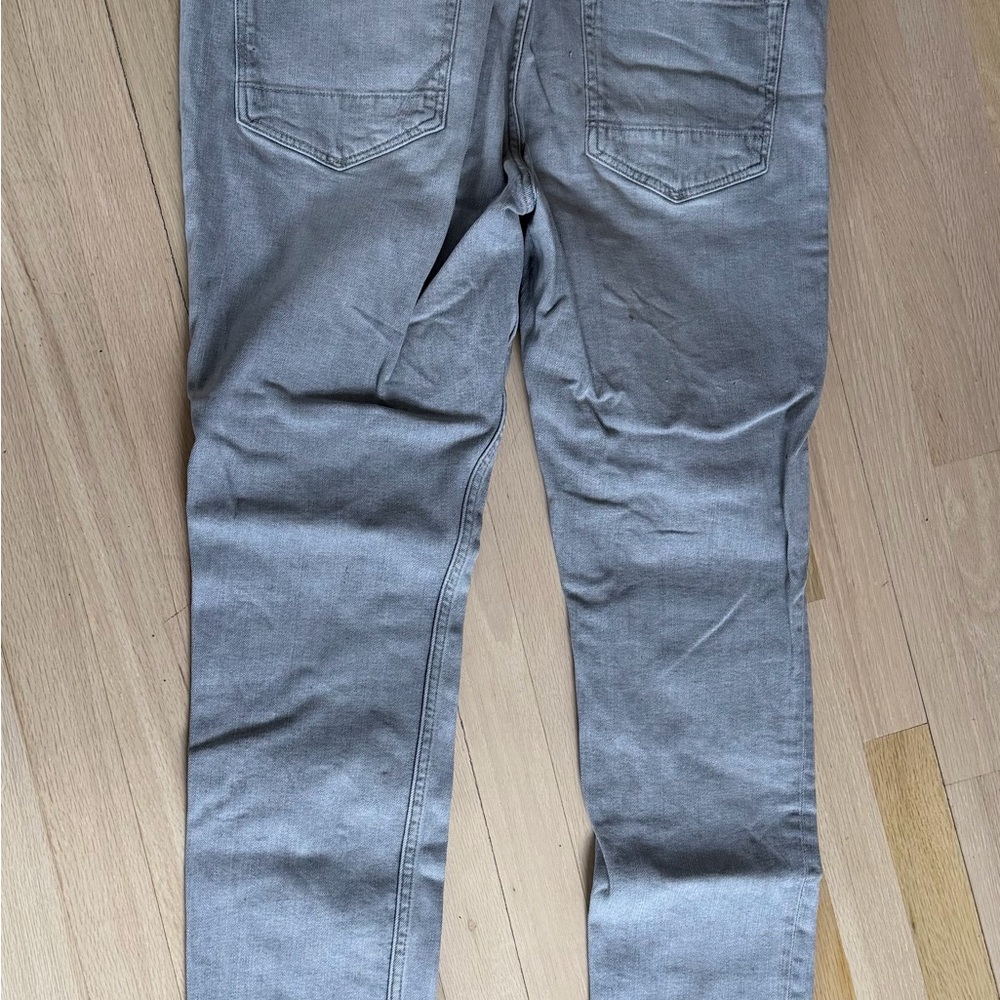 All Saints Light Gray Cigarette Jeans w36